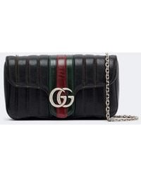 Gucci - Jetset Gg Marmont Small Leather Shoulder Bag - Lyst