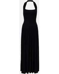 AYA MUSE - Quill Halterneck Maxi Dress - Lyst