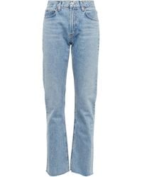 Agolde Cherie High-rise Straight Jeans - Blue