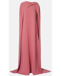 Oscar de la Renta - Vestido De Fiesta En Mezcla De Seda - Lyst