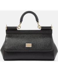Dolce & Gabbana - Sicily Mini Leather Crossbody Bag - Lyst