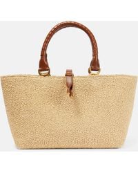 Chloé - Marcie Leather-trimmed Tote Bag - Lyst