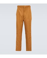 King & Tuckfield - Cotton And Linen Pants - Lyst
