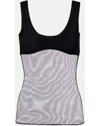 Nensi Dojaka - Semi-Sheer Tank Top - Lyst
