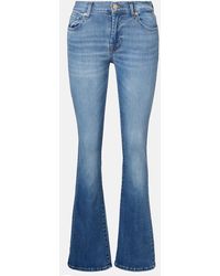 7 For All Mankind - Jean Bootcut A Taille Mi-Haute - Lyst