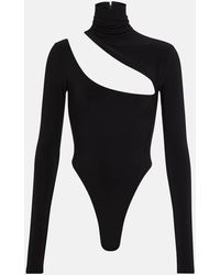 LAQUAN SMITH - Body asimmetrico con cut-out - Lyst