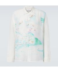 Our Legacy - Adorn Printed Cotton And Silk Shirt - Lyst