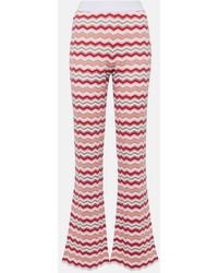Missoni - Zig Zag High-Rise Flared Pants - Lyst
