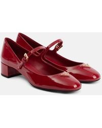 Prada - Patent Leather Mary Jane Pumps - Lyst
