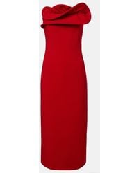 Magda Butrym - Wool-Blend Bustier Dress - Lyst