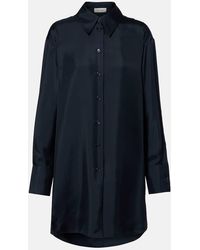 Rohe - Oversized Silk Satin Shirt - Lyst