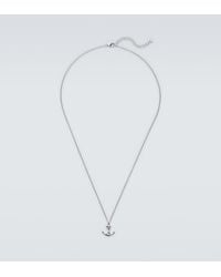 Mateo - Anchor Lock Small Sterling Chain Necklace - Lyst