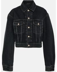 Saint Laurent - Giacca Denim Anni '80 - Lyst