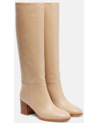 Gianvito Rossi - Santiago 60 Leather Knee-High Boots - Lyst