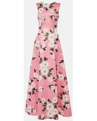 Emilia Wickstead - Robe Nodin Aus Taft - Lyst