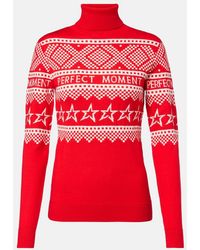 Perfect Moment - Holiday Roll Neck Sweater - Lyst
