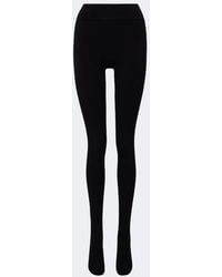 Magda Butrym - Mid-Rise Cotton-Blend Tights - Lyst