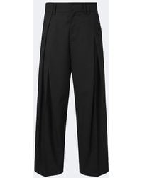 Dolce & Gabbana - Pleated Wool Wide-Leg Pants - Lyst