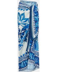 FARM Rio - Floral Tapestry Cotton Beach Cover-up - Lyst