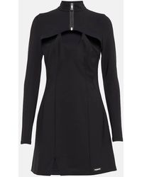 Coperni - Cutout Wool-Blend Minidress - Lyst