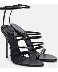 Alaïa - Drop Leather Sandals - Lyst