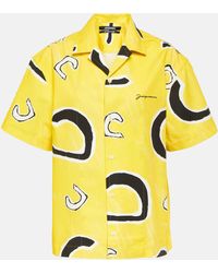 Jacquemus - La Chemise Jean Printed Cotton Bowling Shirt - Lyst