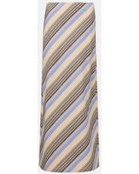 Faithfull the Brand - Falda Larga Elise De Algodon Y Lino - Lyst