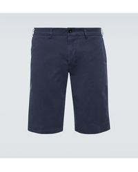 Canali - Shorts in cotone - Lyst