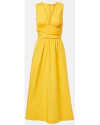 Heidi Klein - Mimosa Cotton Midi Dress - Lyst