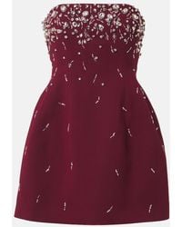 Jonathan Simkhai - Arta Embellished Crepe Corset Minidress - Lyst