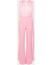 Safiyaa - Bianca Caped Jumpsuit - Lyst