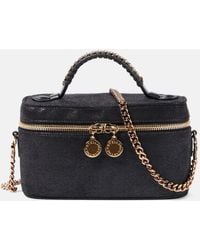Stella McCartney - Falabella Mini Faux-Leather Shoulder Bag - Lyst