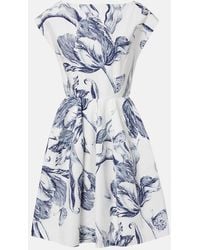 Erdem - Mini Dress With Floral Print - Lyst