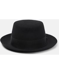 Saint Laurent - Wool Felted Hat - Lyst