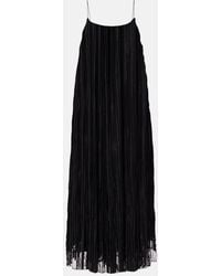 TOTEME - Embroidered Floral Tulle Maxi Dress - Lyst