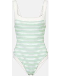 Marysia Swim - Bianco Striped Swimsuit - Lyst