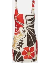 SIR. - Julietta Floral Linen Minidress - Lyst