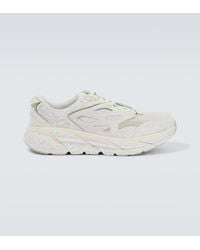 Hoka One One - Clifton L Suede Sneakers - Lyst