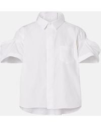 Sacai - Poplin Shirt - Lyst