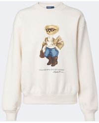 Polo Ralph Lauren - Polo Bear Cotton-Blend Fleece Sweatshirt - Lyst
