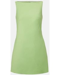 Emilia Wickstead - Rifer Wool Cady Minidress - Lyst