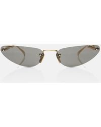 Gucci - Faux Pearl-Embellished Cat-Eye Sunglasses - Lyst