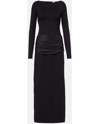 STAUD - Holland Draped Maxi Dress - Lyst