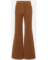 Nili Lotan - Florence High-Rise Corduroy Flared Pants - Lyst