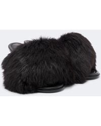 Bottega Veneta - Cherry Shearling Mules - Lyst