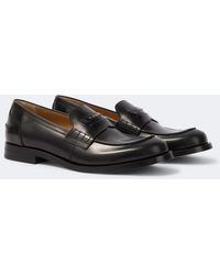 Fendi - Ateneo Leather Penny Loafers - Lyst