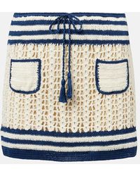 Anna Kosturova - Mini-Jupe Gabrielle En Crochet De Coton - Lyst