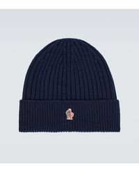 3 MONCLER GRENOBLE - Ribbed-knit Virgin Wool Beanie - Lyst