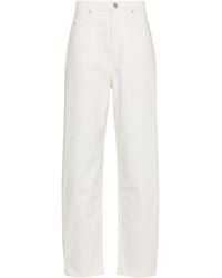 Étoile Isabel Marant Corfy High-rise Straight Jeans - White