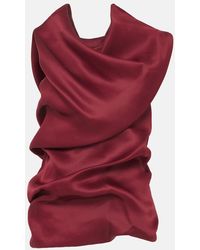 KHAITE - Top Luola Drapeado De Seda - Lyst